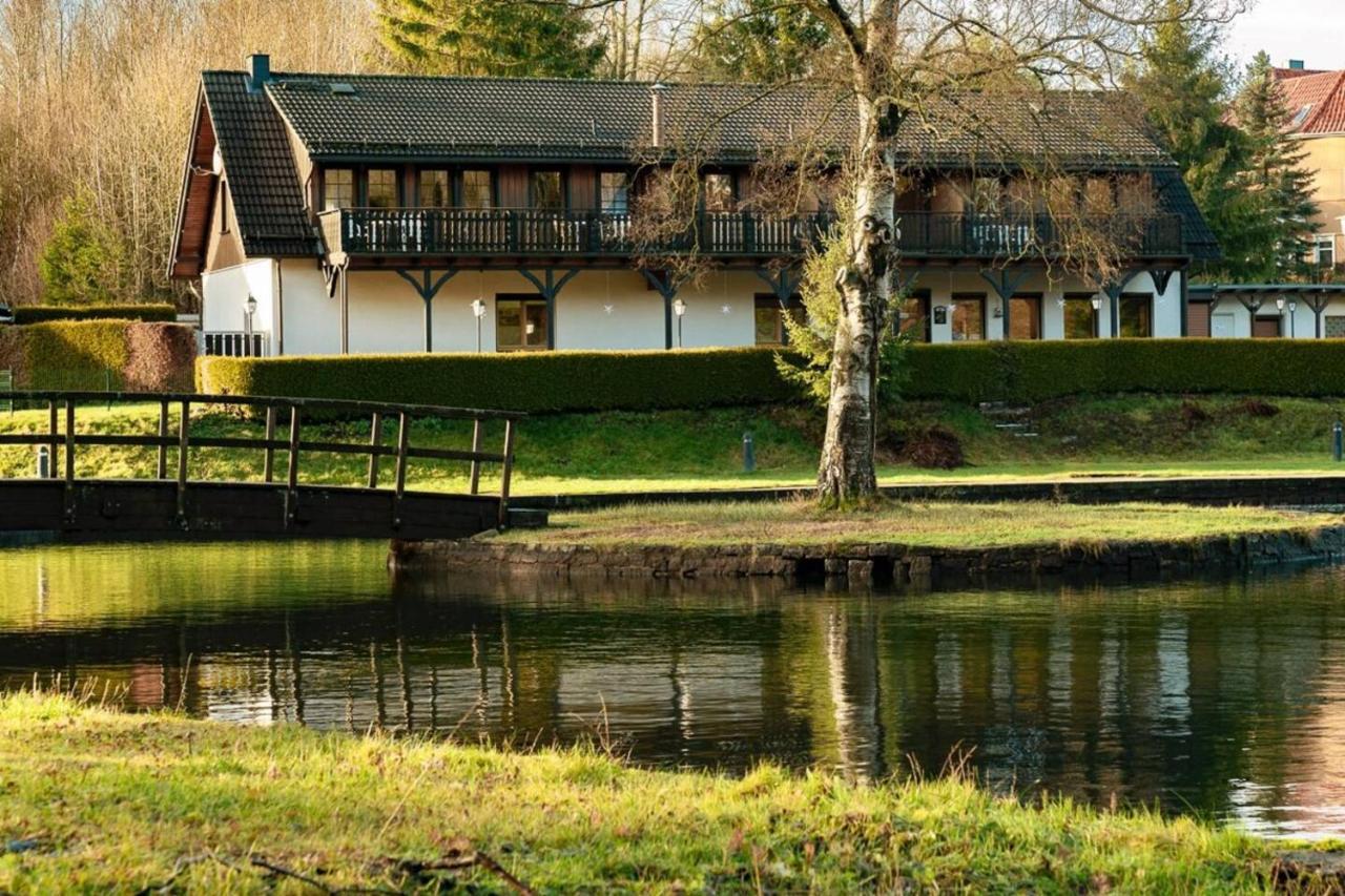 Das Waldseechalet Maerchenhafter Waldseeblick - Moderne Wohnung Mit Infrarotsauna Hasselfelde Exteriör bild