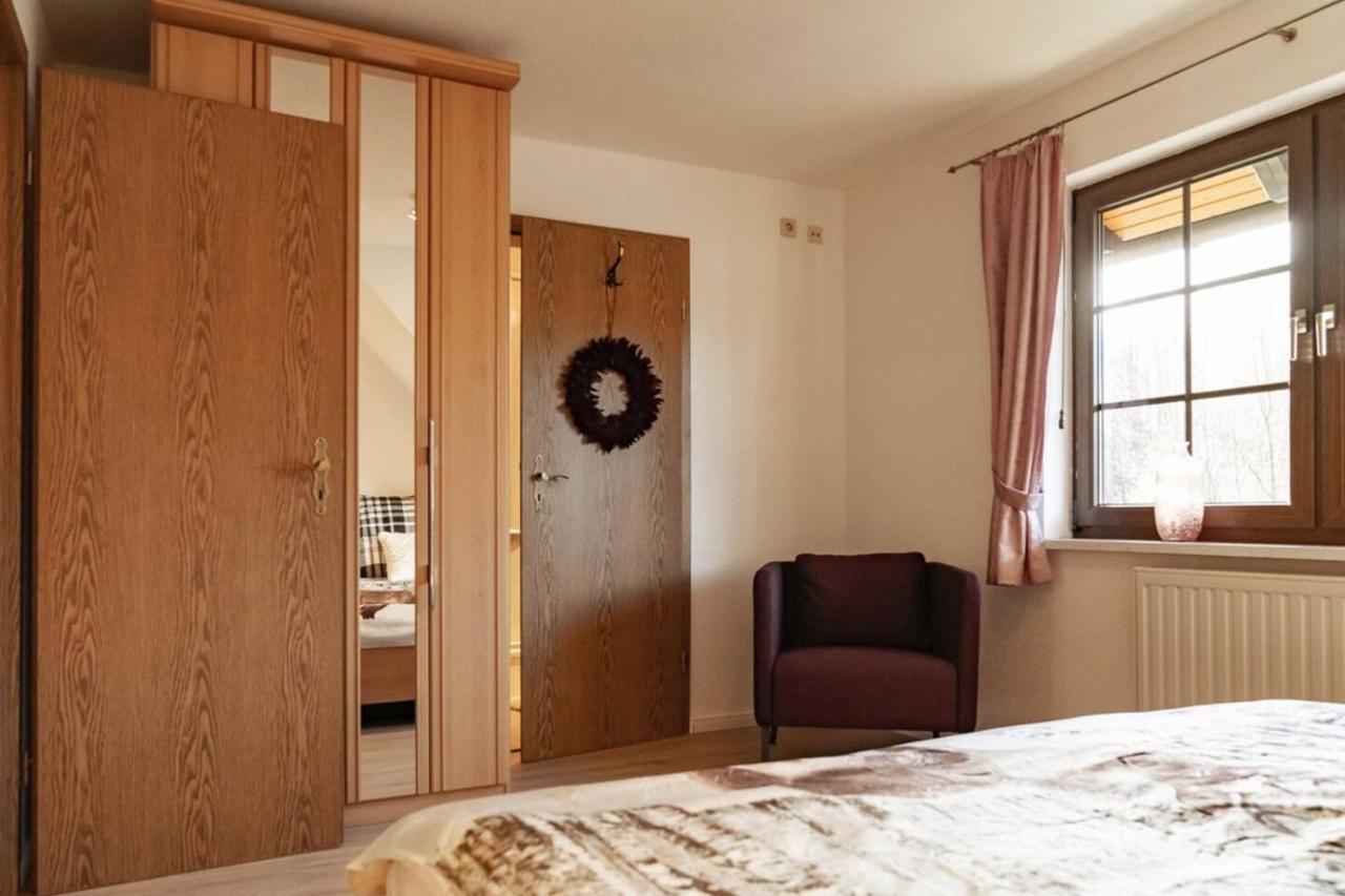 Das Waldseechalet Maerchenhafter Waldseeblick - Moderne Wohnung Mit Infrarotsauna Hasselfelde Exteriör bild