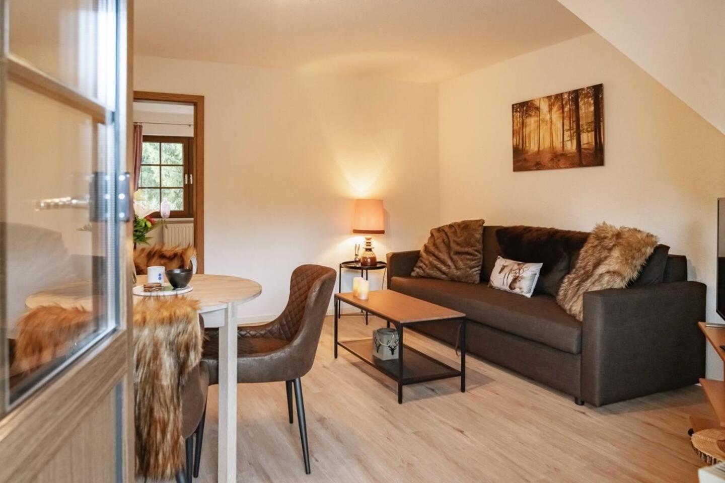 Das Waldseechalet Maerchenhafter Waldseeblick - Moderne Wohnung Mit Infrarotsauna Hasselfelde Exteriör bild
