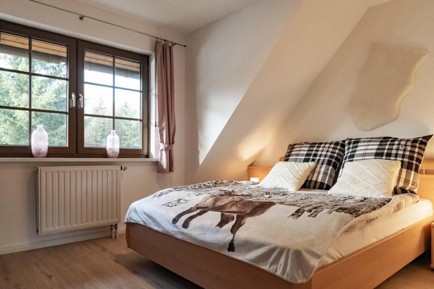 Das Waldseechalet Maerchenhafter Waldseeblick - Moderne Wohnung Mit Infrarotsauna Hasselfelde Exteriör bild